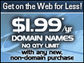 Domains starting from $1.99
